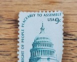 US Stamp Right of People Peaceable to Assemble 9c 1591 Capitol Dome - $0.94