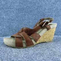 Skechers  Women Strappy Sandal Shoes Brown Leather Size 6 Medium - £19.73 GBP