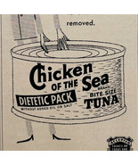 1954 Chicken Of The Sea Tuna Fish Advertisement Van Camp Sea Food DWQQ9 - $367.96 MXN