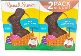 Russell Stover 2 Pack Bunnies Milk Chocolate, 0.7 Ounce Each- Easter - £15.08 GBP