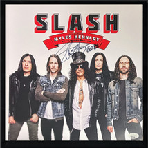 Slash signed Myles Kennedy &amp; Conspitators 4  12x12 Flat- JSA- Custom Framing w/F - £220.98 GBP