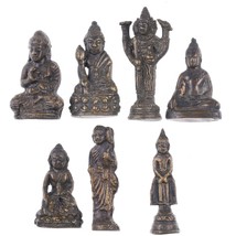 Antique Bronze Buddha Opium weight set - £584.07 GBP