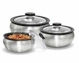 Milton Clarion Jr Gift Set 600/ 1500/ 2000,3-Piece Thermo Hot-Pot Insula... - £47.78 GBP