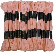 Anchor Stranded Cotton Threads Hand Embroidery Thread Cross Stitch Floss Peach - £9.95 GBP