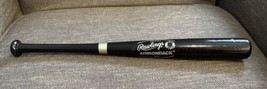 VTG Rawlings Adirondack 302 Black Pro Ring Mini Baseball Bat 17&quot; Long Ma... - $19.79