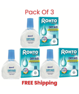 3 x ROHTO DRY AID ADVANCED DRY EYE RELIEF MOISTURE EYE DROPS 13ML FREE S... - €30,42 EUR