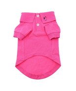 Solid Raspberry Sorbet 100% Cotton Button Up Polo Shirt -Sizes SM-3XL  - €12,00 EUR