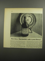 1956 Duff Gordon Cream Sherry Ad - How does a barometer make a great Sherry? - £13.80 GBP