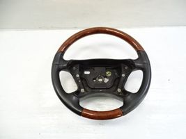 03 Mercedes R230 SL500 steering wheel, leather/wood, black - $199.99