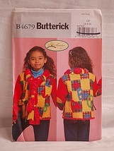 Butterick B4679 Sewing Pattern Size CF 4,5,6 Jacket &amp; Scarf NOS - £5.53 GBP