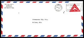 1965 NEW YORK Air Mail Cover-Altherm Inc, NYC to Holland,Ohio D17 - £2.32 GBP