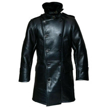 C003 Black Real Shearling Winter Warm RAF B3 WWII Genuine Leather Coat - £439.84 GBP