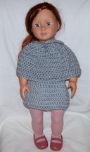 American Girl 2 Piece Outfit, Crochet, Skirt, Poncho, 18 Inch Doll, Hand... - £11.88 GBP