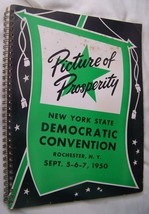 1950 NEW YORK STATE DEMOCRAT CONVENTION PROGRAM POLITICAL EPHEMERA - £7.77 GBP