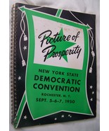 1950 NEW YORK STATE DEMOCRAT CONVENTION PROGRAM POLITICAL EPHEMERA - £7.77 GBP