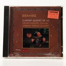 Brahms Clarinet Quintet Op. 115, Steven Kanoff (Cd, Import) Sealed, Saw Cut Case - £9.81 GBP