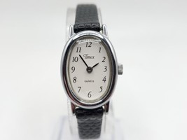 Timex Quartz Watch Women New Battery White Dial Oval 17mm - $24.99