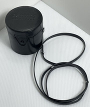 Vintage Black Leather Canon Lens Case Tele Converter 4 Inch By 4 Inches ... - £8.83 GBP