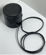 Vintage Black Leather Canon Lens Case Tele Converter 4 Inch By 4 Inches ... - £8.90 GBP