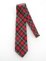 Rooster Vintage Men's Cotton Plaid Tie - $16.00