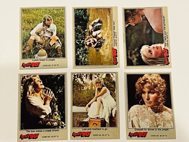 Primary image for Tarzan Here's Bo Derek Trading Cards vtg lot Fleer Jungle Stanford Movie ape BD1