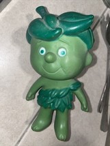 Vintage 1972 Jolly Green Giant 6” Little Sprout Advertising Vinyl Figure 70s - £4.67 GBP