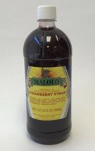Malolo Strawberry Syrup 32 Ounce (Pack of 2 Bottles) - £38.91 GBP
