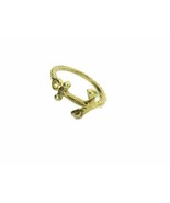 14k Solid Yellow Gold Anchor #5 Ring!! - £130.92 GBP