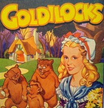 Goldilocks And The Three Bears Theatre Show Mini Print 1930&#39;s Original Fantasy - £26.27 GBP