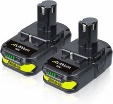 Ryobi 18V Battery Replacement 18Volt Lithium-Ion P102 P103 P104 P105 P107 P108 - £37.19 GBP