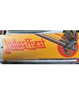 Judas Priest Bumper Sticker   NEW Original 1982 11&quot;x31/2&quot;    - $282.06 MXN