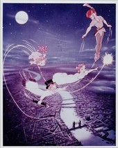 Peter Pan vintage 8x10 photo Tinkerbell flying above London  8x10 photo - £9.62 GBP