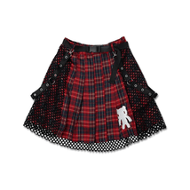 ACDC RAG Gloomy Bear Dark Pleated Japanese Goth Skirt - £39.34 GBP