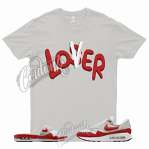 LO T Shirt to Match Air Max 1 &#39;86 OG Big Bubble University Red Slide Sport Grey - £18.23 GBP+