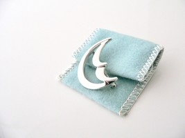 Tiffany &amp; Co Moon Pin Brooch Pouch Rare Classic Cool Paloma Picasso Gift... - £197.99 GBP