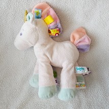 Taggies UNICORN 10” Plush Stuffed Toy for Infants by Mary Meyer Purple Pink - £35.22 GBP