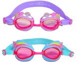 BARBIE MOVIE Anti-Fog Swim Goggles w/ Hard Case Super-Soft Watertight Se... - $15.83+