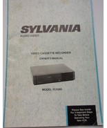 Sylvania Audio Video Cassette Recorder Owner’s Manual Model VC4360 - $5.99
