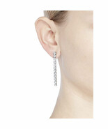 CZ by Kenneth Jay Lane 2 cttw Linear Drop Dangle Earrings KE1005 NWT - $63.86
