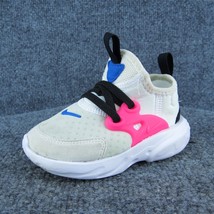 Nike Boys Sneaker Shoes White Synthetic Slip On Size T 5 Medium - £17.13 GBP
