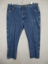 Wrangler Premium Men&#39;s Jeans Regular Fit Medium Wash Straight 44 x 30 96... - £11.75 GBP