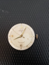 Vintage 60&#39;s Elgin 643 Watch Gold Shockmaster White Dial Movement Self Winding - £30.25 GBP
