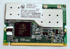 Toshiba Satellite A75 M35X Laptop Wi Fi Wireless Card PA3373U-1MPC AR5BMB-43 A70 - £3.65 GBP