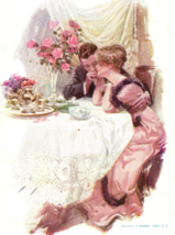 1914 Reinthal &amp; Newman Postcard &quot;The First Evening In There Own Home&quot; - $5.20