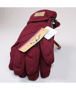 Women&#39;s Blue Mountain Insulated Work Or Ski Gloves Wine &amp; Gray Waterproo... - $11.60