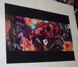 Spider-Man Poster #72 vs Thunderbolts Steve McNiven Green Goblin Venom M... - $24.99