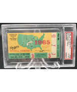 PSA 4 1965 World Series Game 3 Ticket Stub Graded Dodgers vs Twins Osteen - $177.43