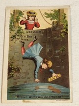 Lautz Brothers Napkin Soap Victorian Trade Card Buffalo New York VTC1 - $6.92