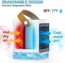 Portable Air Conditioner Fan, 1400ml Effective Evaporative Portable Personal - £36.98 GBP