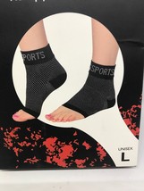 DG Sports 1 Pair Unisex Plantar Fasciitis Compression Socks Foot Ankle Sleeve - £11.17 GBP